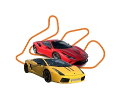 LEDENON STAGE DE PILOTAGE  DUO VOLANT FERRARI F8 et LAMBORGHINI GALLARDO PISTE COMPETITION<br>