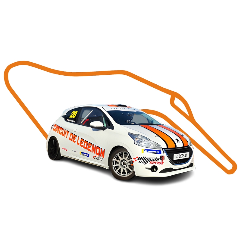 bapteme peugeot 208 racing cup piste club 