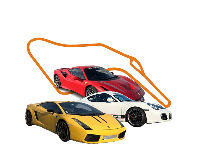 stage de pilotage trio volant ferrari f8 et lamborghini gallardo et porsche cayman s piste club 